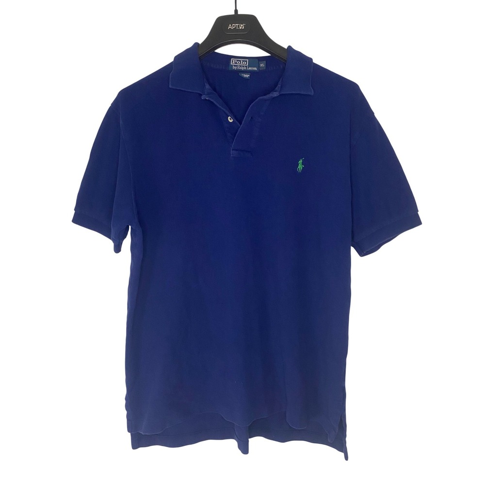 Polo Ralph Lauren Mens XL Royal Blue Purple Short Sleeve Pique Preppy Golf Pony